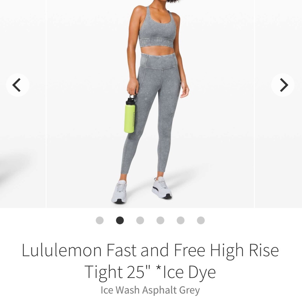 Lululemon fast and free pants size 8